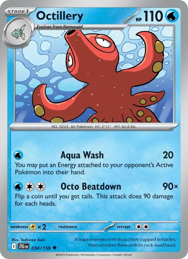Octillery, Normal