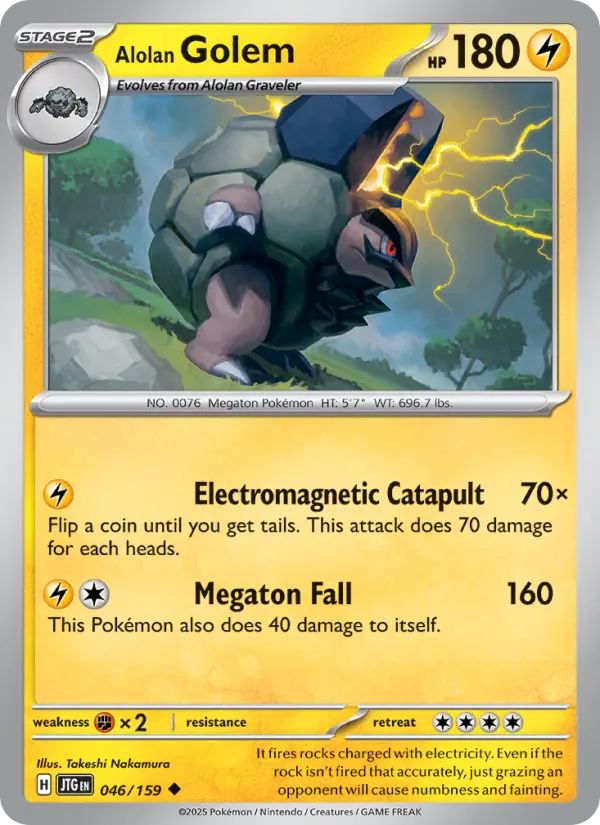 Alolan Golem, Normal