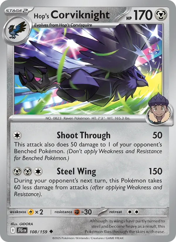 Hop's Corviknight, Normal