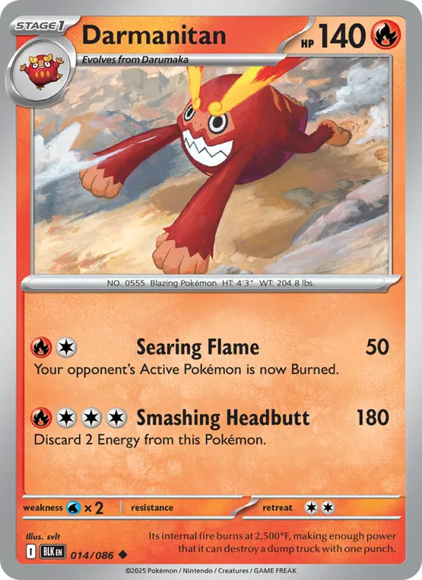 Darmanitan, Normal