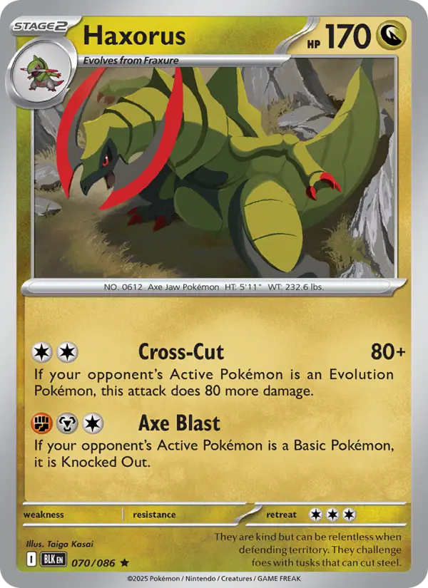 Haxorus, Normal