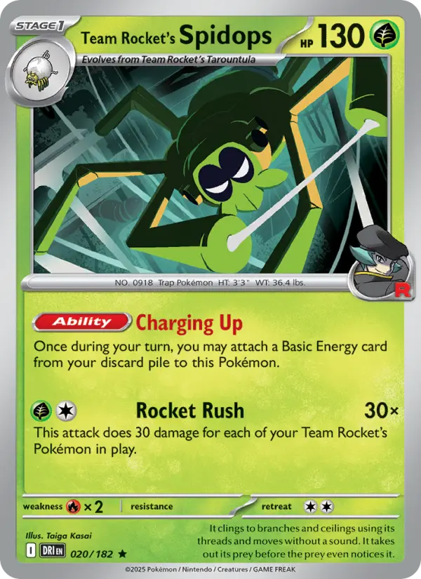 Team Rocket's Spidops, Normal