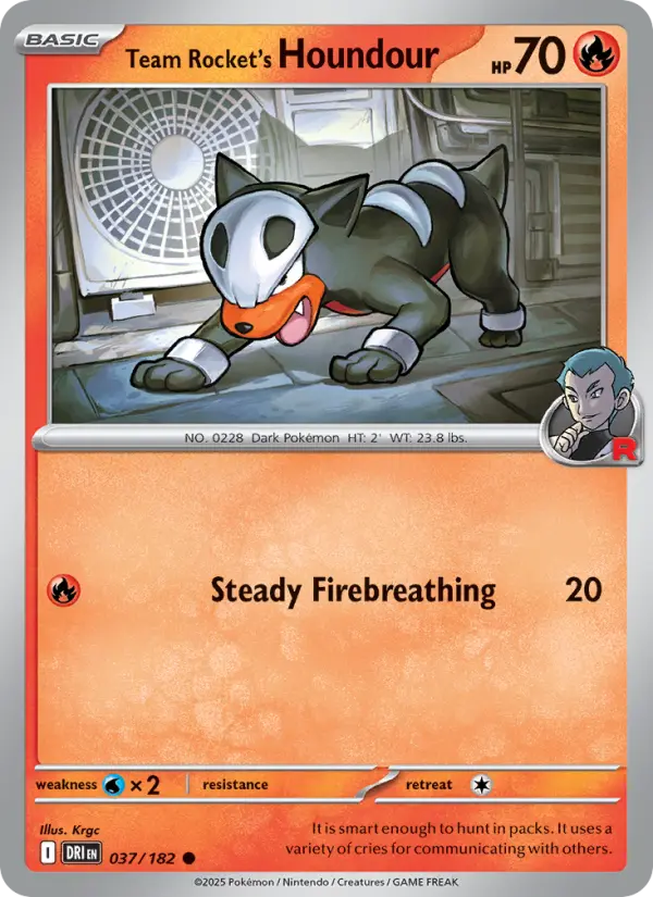 Team Rocket's Houndour, Normal
