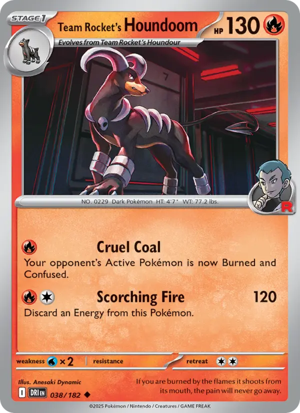 Team Rocket's Houndoom, Normal