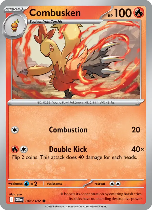 Combusken, Normal