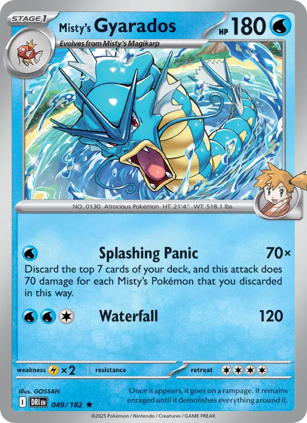 Misty's Gyarados, Normal