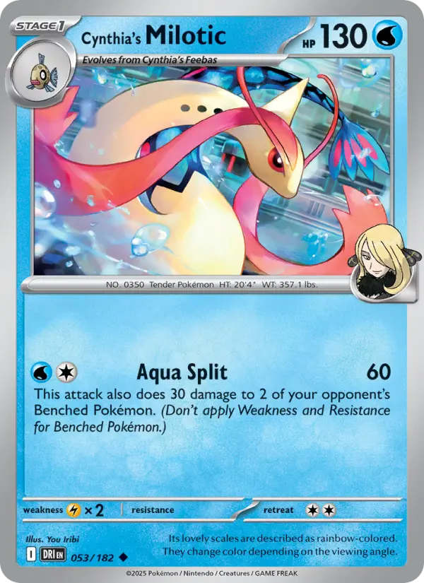 Cynthia's Milotic, Normal
