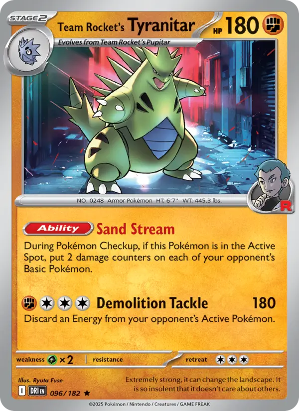 Team Rocket's Tyranitar, Normal