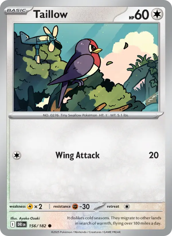 Taillow, Normal