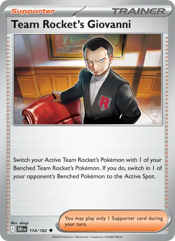Team Rocket's Giovanni, Normal