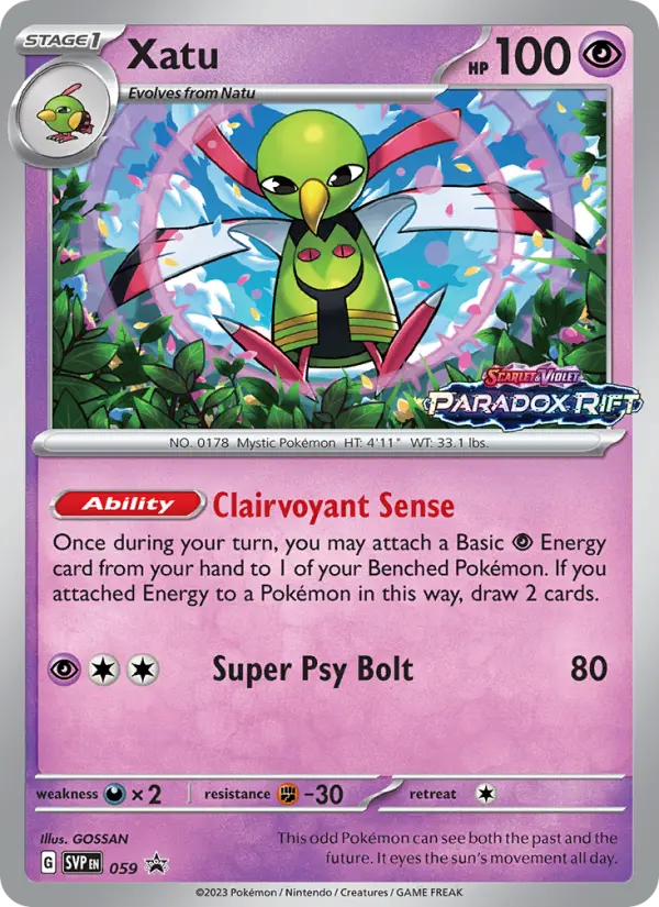 Xatu, Holo