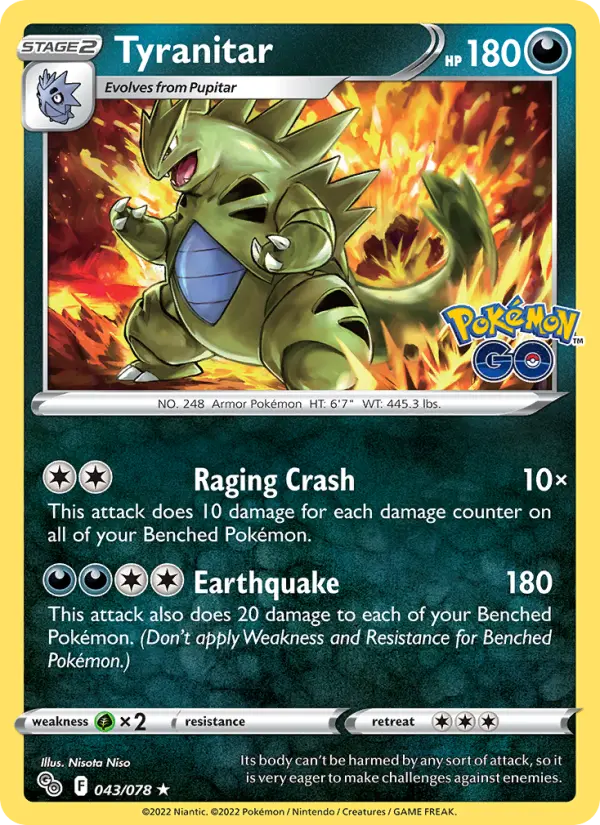 Tyranitar, Holo