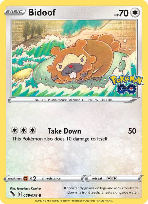 Bidoof, Normal