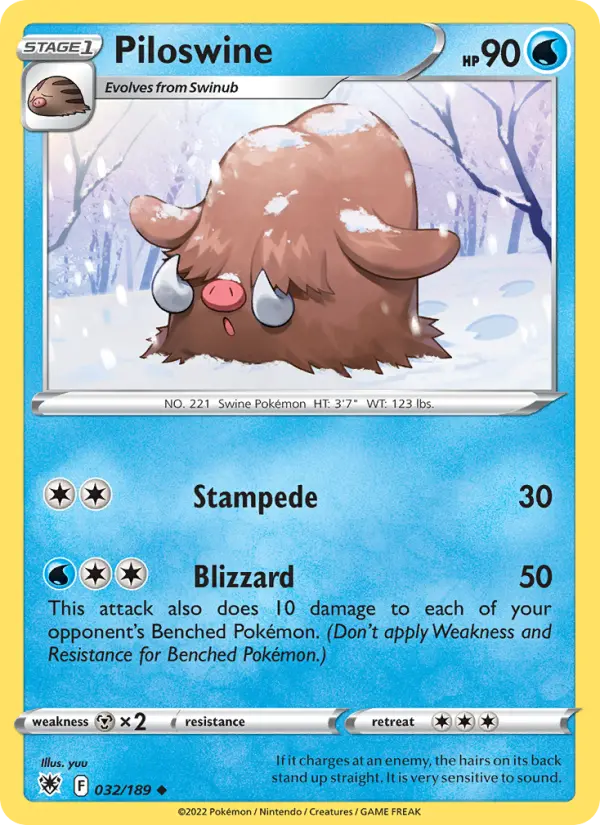 Piloswine, Normal