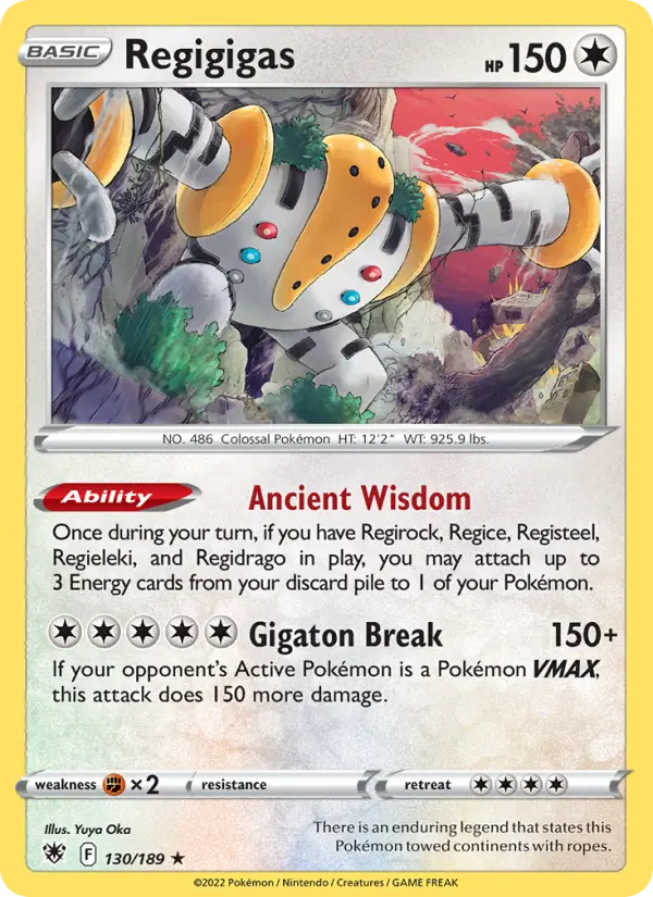 Regigigas, Holo