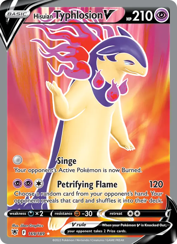 Hisuian Typhlosion V, Holo