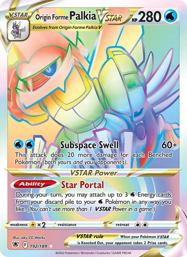 Origin Forme Palkia VSTAR, Holo