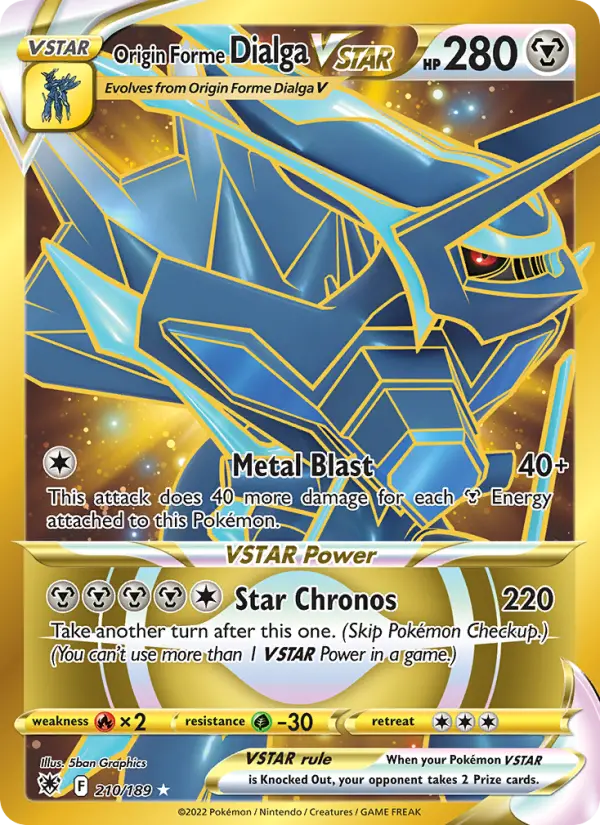 Origin Forme Dialga VSTAR, Holo