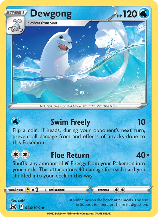 Dewgong, Normal