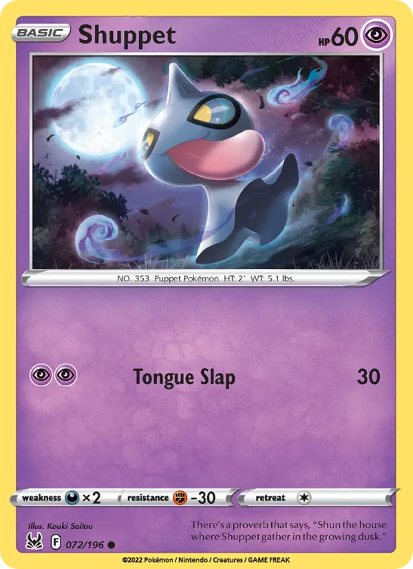 Shuppet, Normal