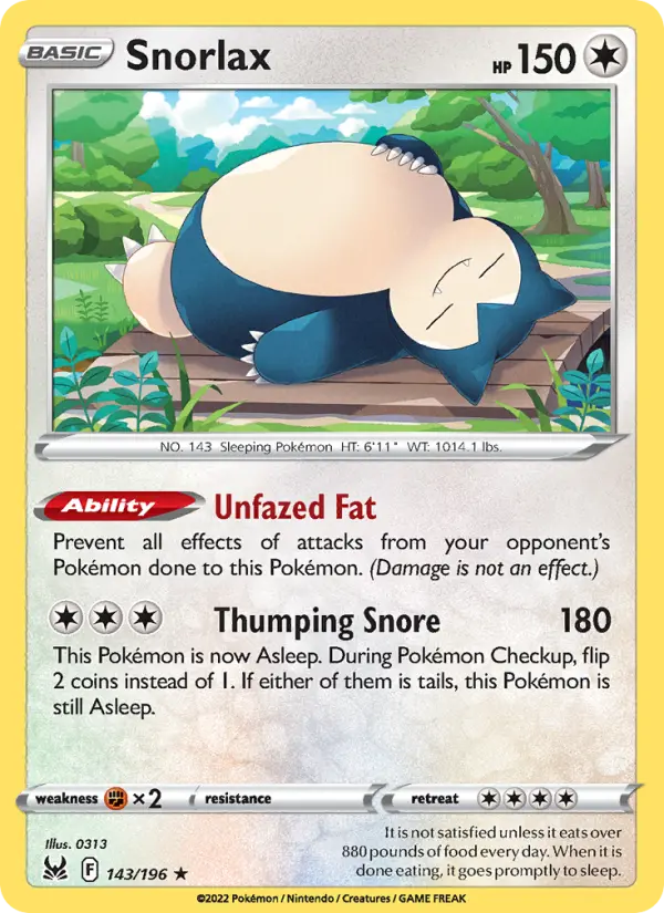 Snorlax, Holo