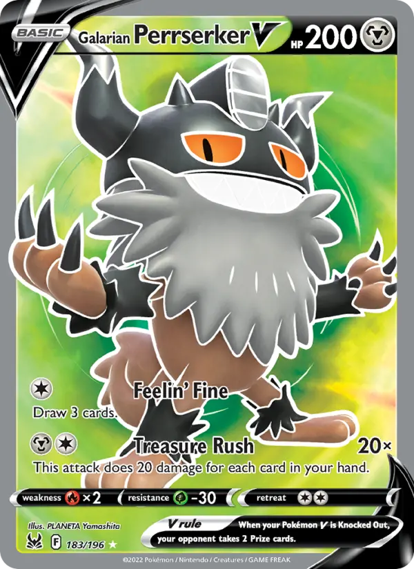 Galarian Perrserker V, Holo