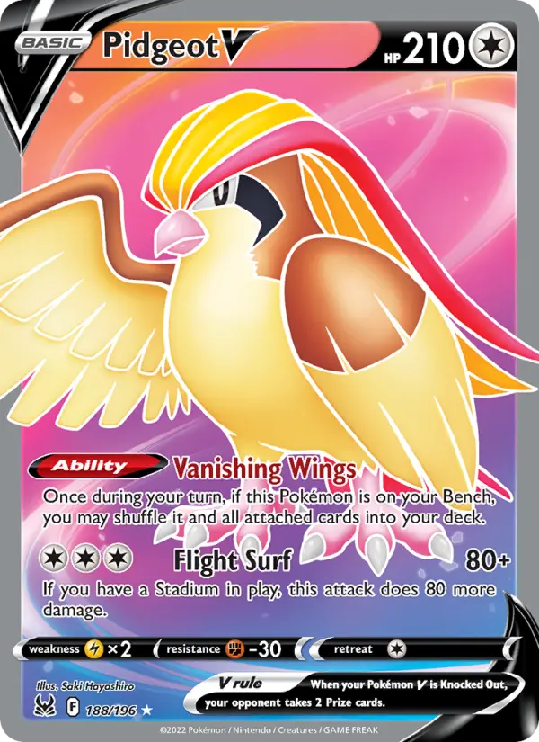 Pidgeot V, Holo