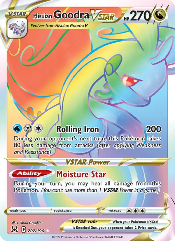 Hisuian Goodra VSTAR, Holo