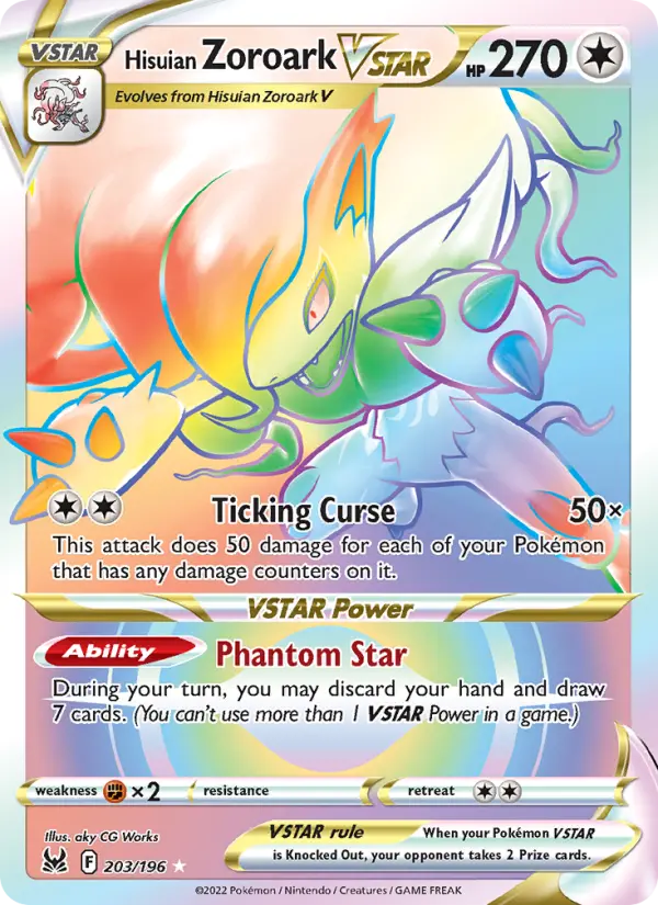 Hisuian Zoroark VSTAR, Holo