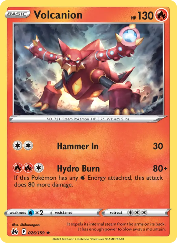 Volcanion, Holo