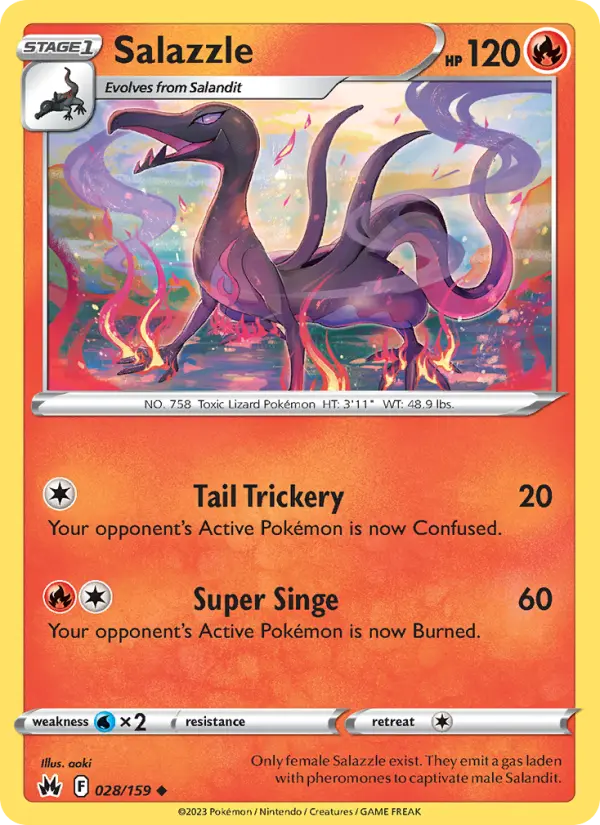 Salazzle, Normal