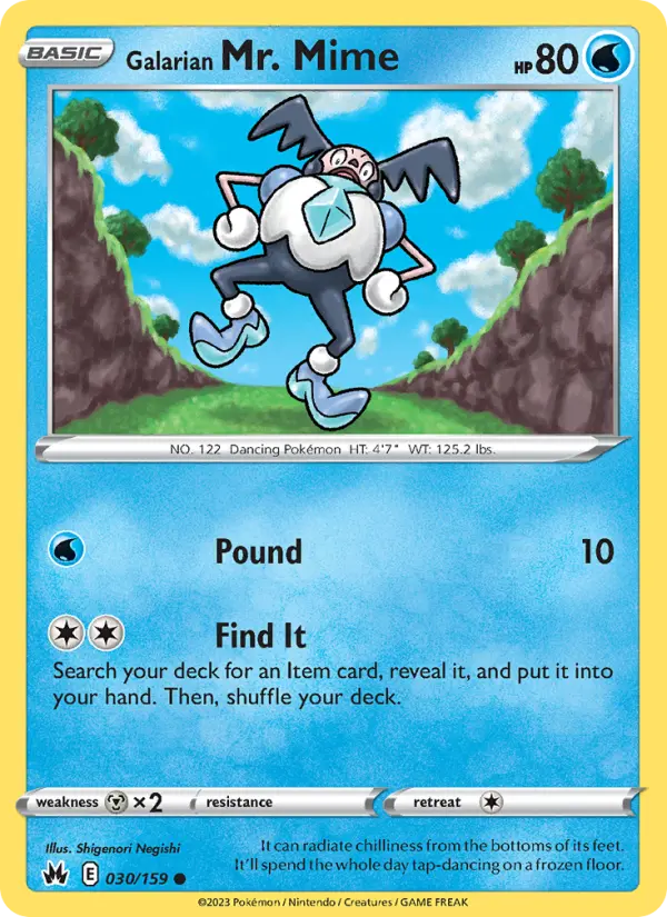 Galarian Mr. Mime, Normal