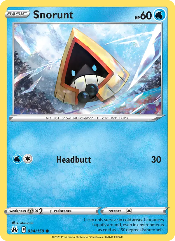 Snorunt, Normal