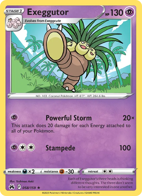 Exeggutor, Normal