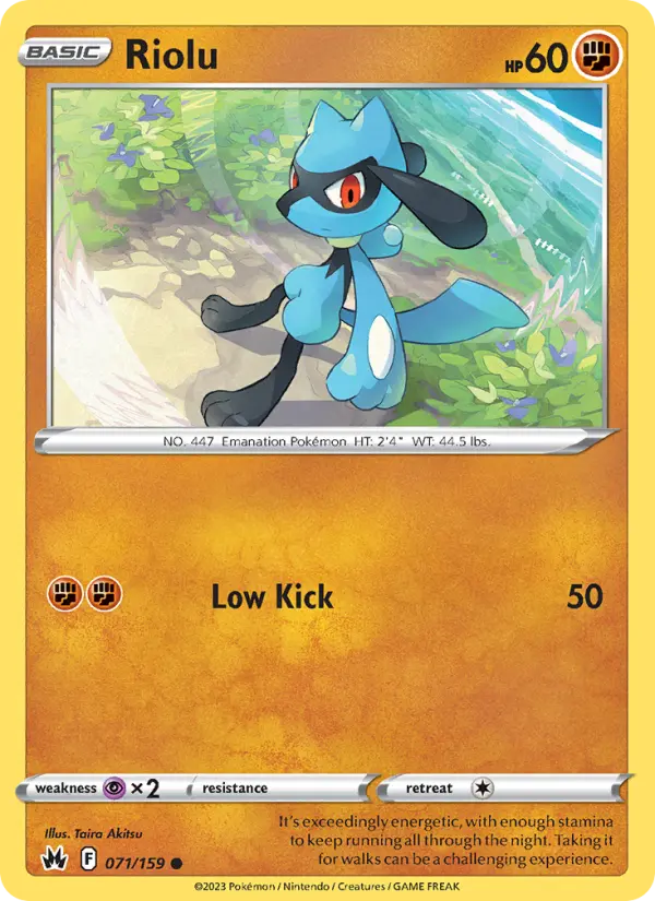Riolu, Normal