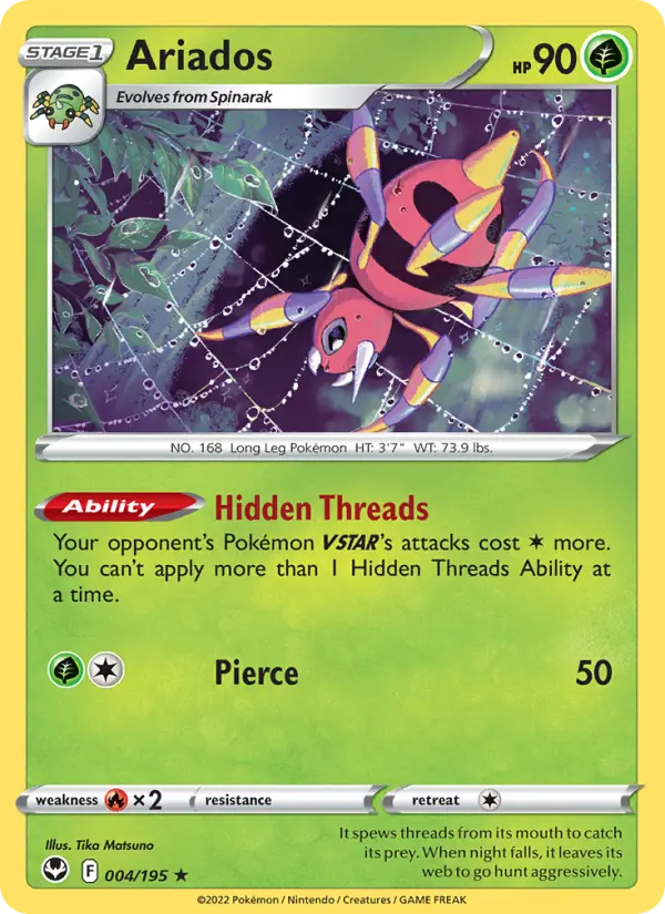 Ariados, Holo