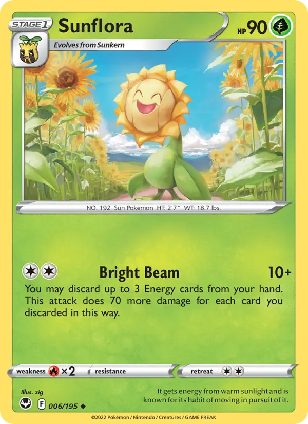 Sunflora, Normal