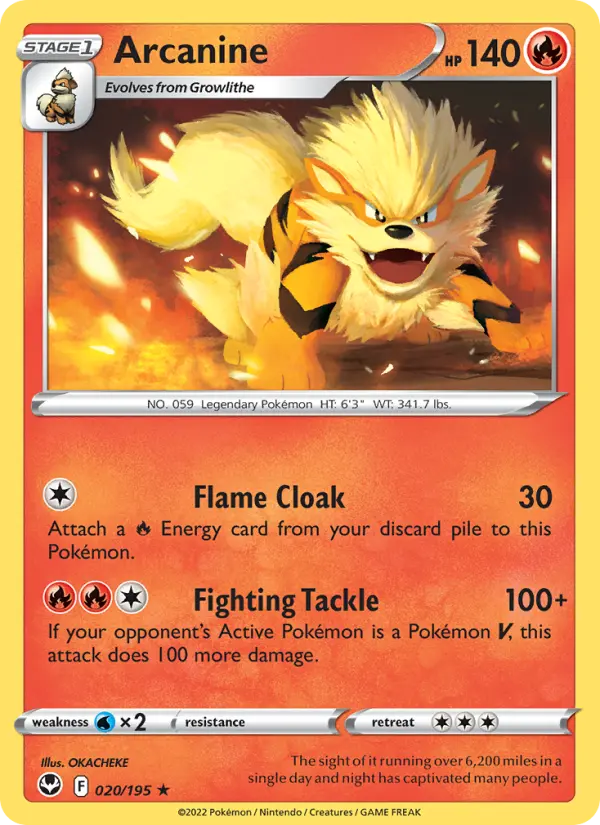 Arcanine, Normal
