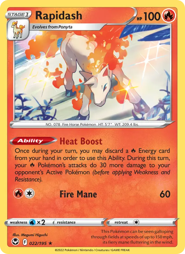 Rapidash, Holo