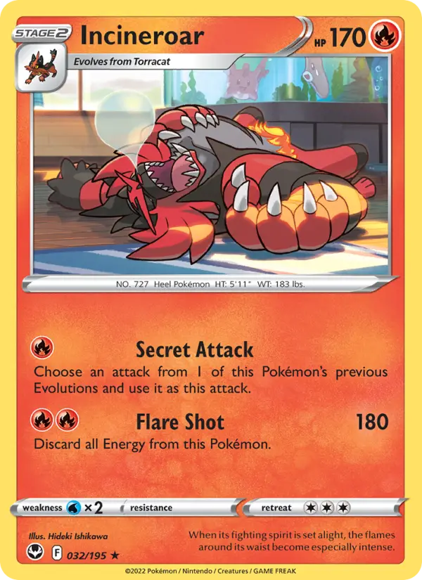 Incineroar, Normal