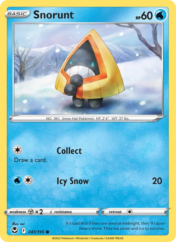 Snorunt, Normal