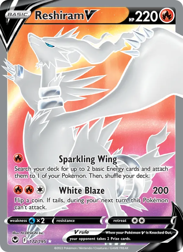 Reshiram V, Holo