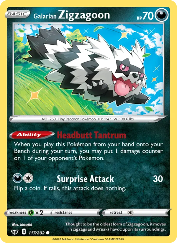 Galarian Zigzagoon, Normal