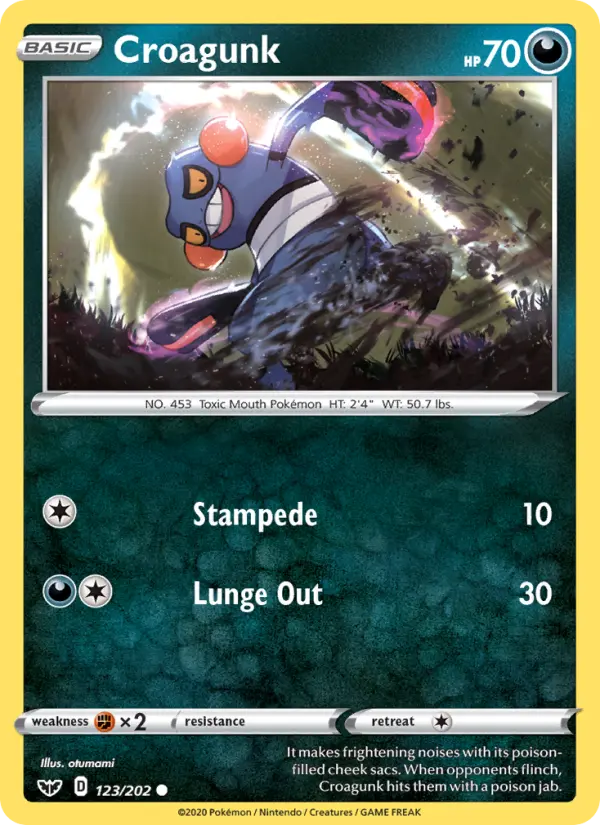 Croagunk, Normal