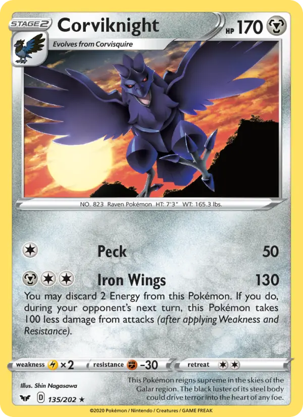 Corviknight, Normal