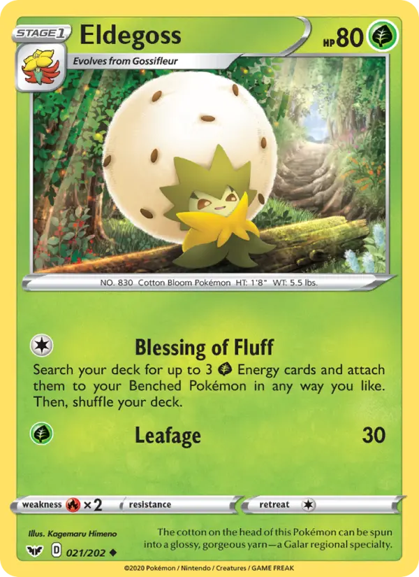 Eldegoss, Normal