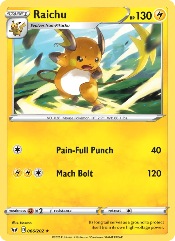 Raichu, Normal