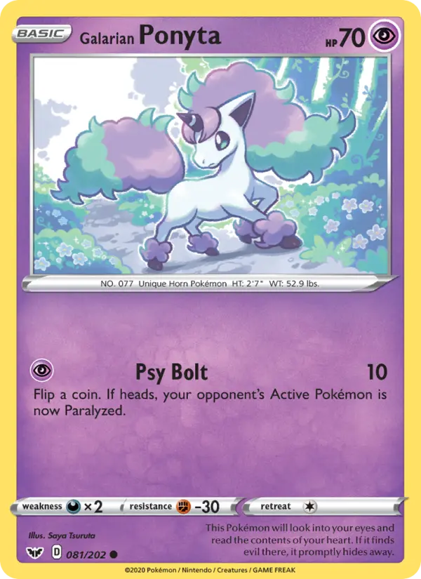 Galarian Ponyta, Normal