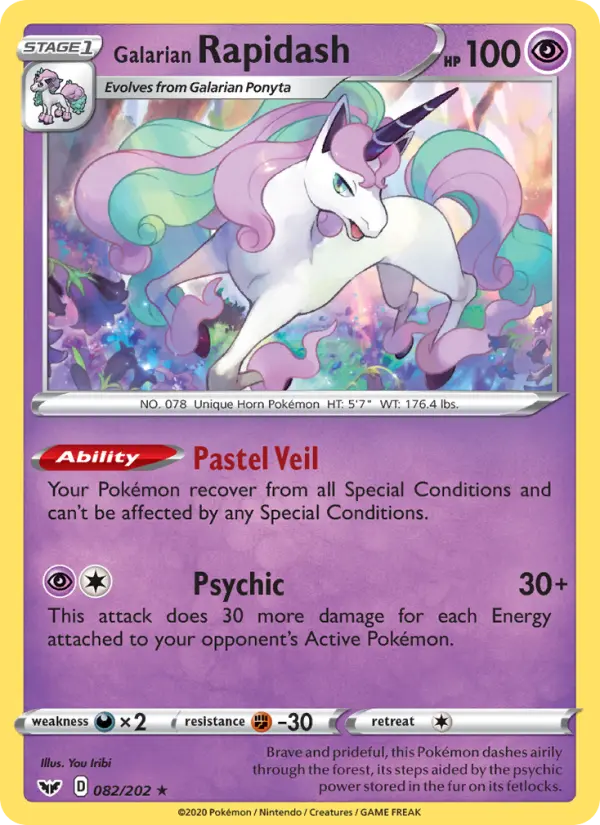 Galarian Rapidash, Normal