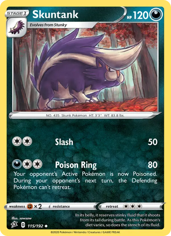 Skuntank, Normal